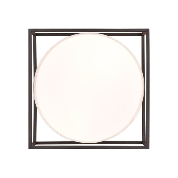 Лампа за таван в матово черно и бежово 30x30 cm Ross - Trio-image-3