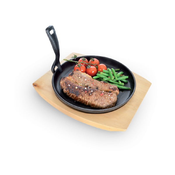 Грил тиган с подвижна дръжка от излято желязо ø 22 cm LITINA – Orion-image-2