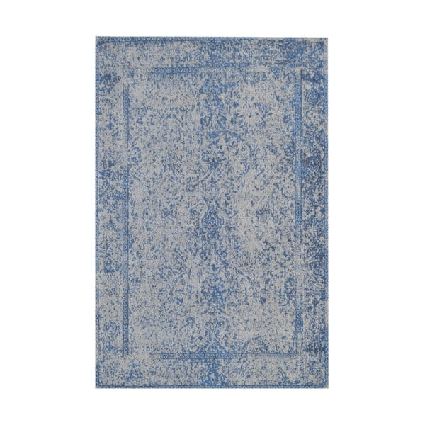 Vlněný koberec Canada, 160x230 cm, modrý