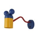 Синя детска лампа за стена с метален абажур Mouse – GTV