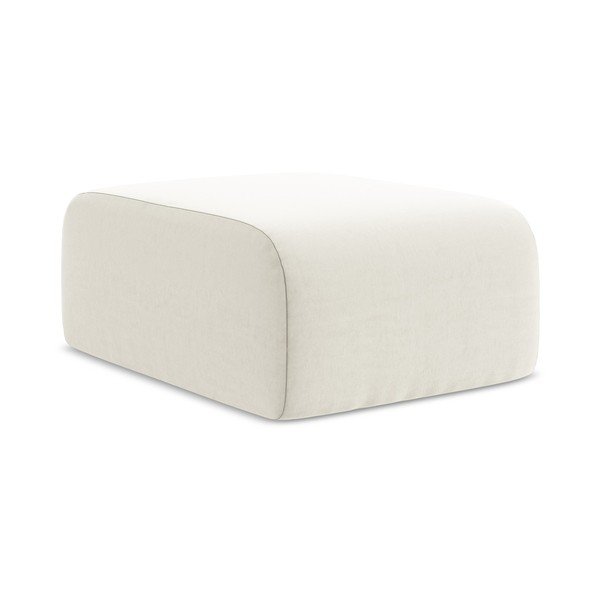 Бежова кадифена табуретка Lani – Makamii