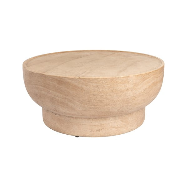 Кръгла масичка за кафе от декор от камък в естествен цвят ø 80 cm Noble – Zuiver