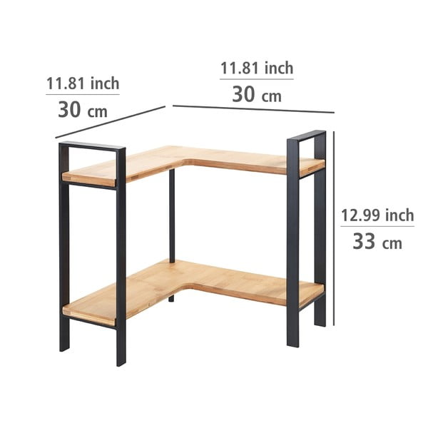 Кухненски ъглов рафт Lou, 30 x 33 cm - Wenko-image-4