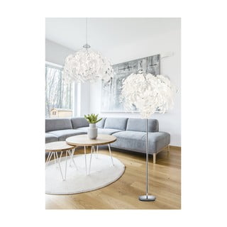 Бяла висяща лампа, височина 150 cm Leavy - Trio