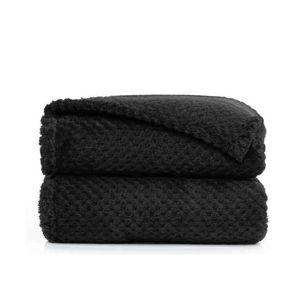 Черно одеяло от микрофибър , 150 x 200 cm Henry - DecoKing-image-2