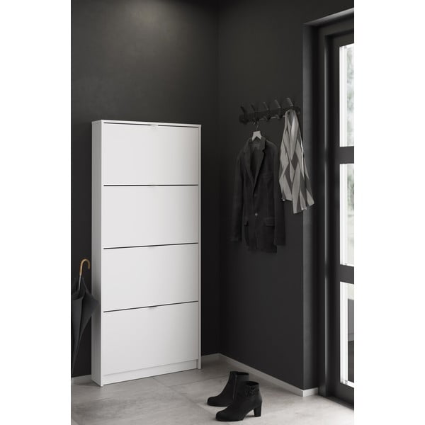 Бяла накланяща се стойка за обувки Shoes – Tvilum-image-1