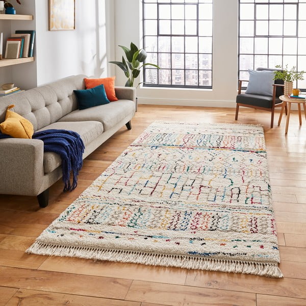 Бежов килим 290x200 cm Boho - Think Rugs-image-1