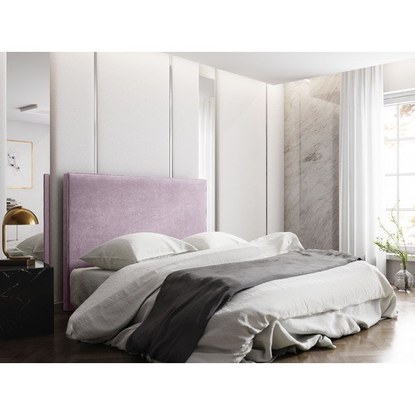 Светлорозова табла за легло 180x120 cm Natalia – Milo Casa-image-3