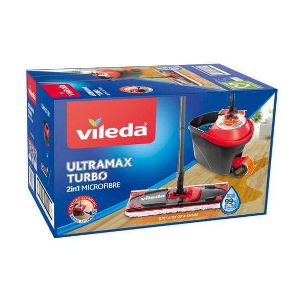 Комплект кофа и моп от микрофибър Ultramax turbo 2в1- Vileda-image-4