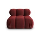 Модул за диван от червено кадифе (централна част) Bellis - Micadoni Home