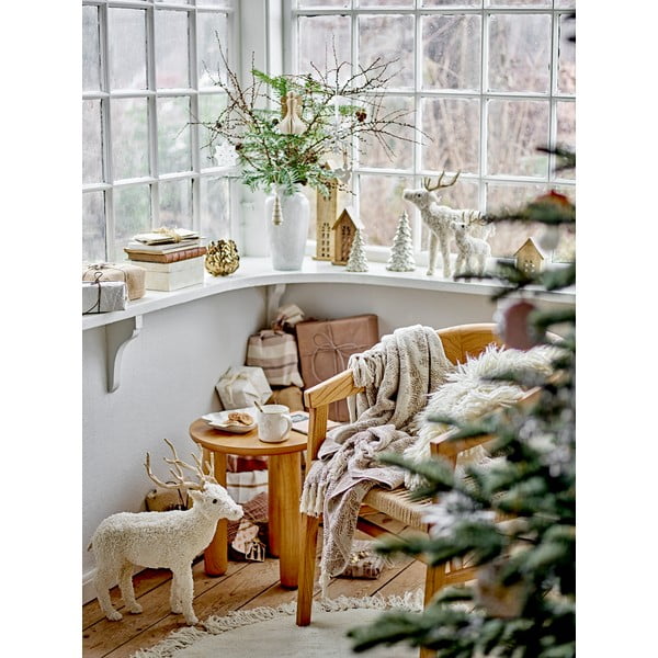 Кремава глинена чаша с коледен мотив 300 ml Winter – Bloomingville-image-1