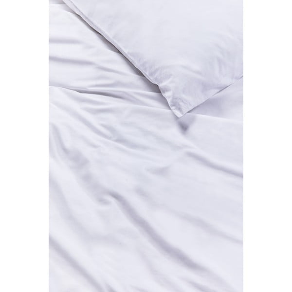Бяло памучно спално бельо за двойно легло , 200 x 220 cm - Bonami Selection-image-1