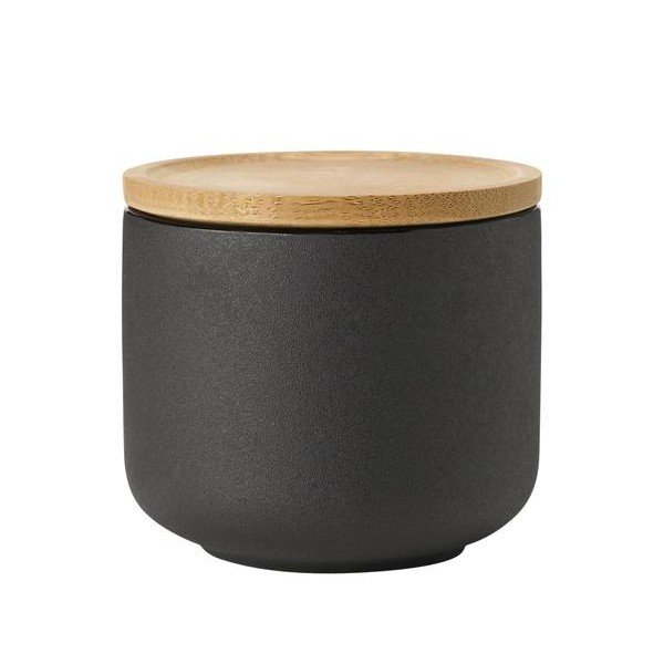 Черна глинена чаша за капучино 200 ml Theo – Stelton-image-2