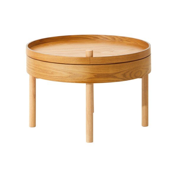 Кръгла странична масичка от декор от бор ø 60 cm Viborg – Premier Housewares
