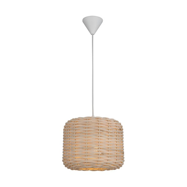 Висяща лампа с бамбуков абажур o, ø 25 cm Bambo - Homemania Decor