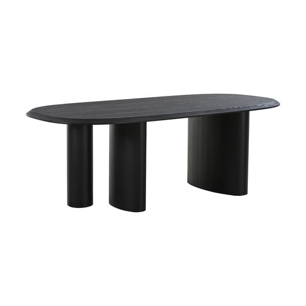 Трапезна маса с ясенов плот 100x220 cm Tirano – House Nordic-image-3