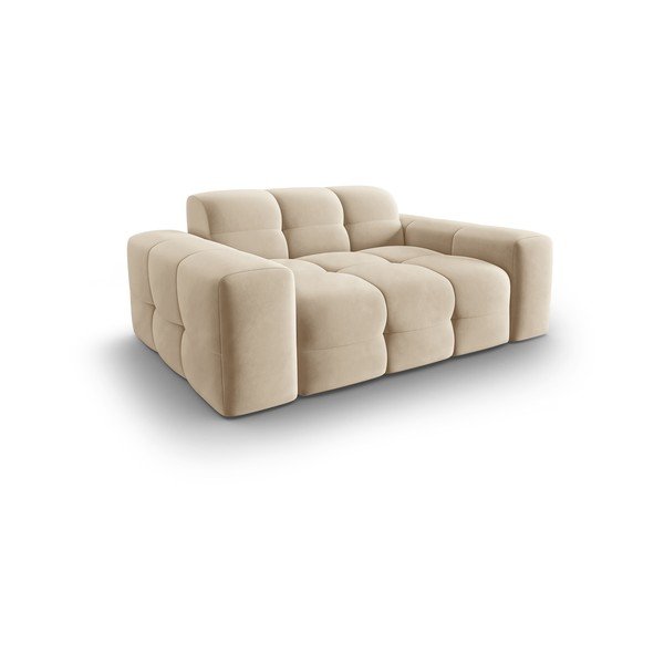 Бежов кадифен диван 156 cm Kendal - Micadoni Home-image-4