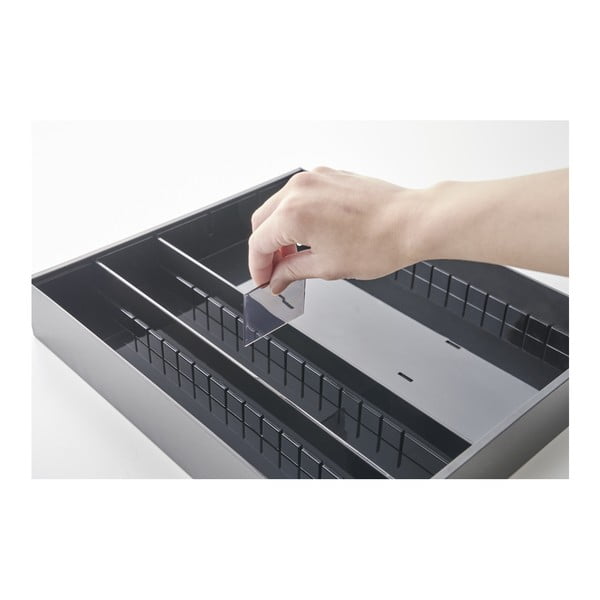 Черен пластмасов бюфет за чекмеджета 47,5 x 35 cm - YAMAZAKI-image-3