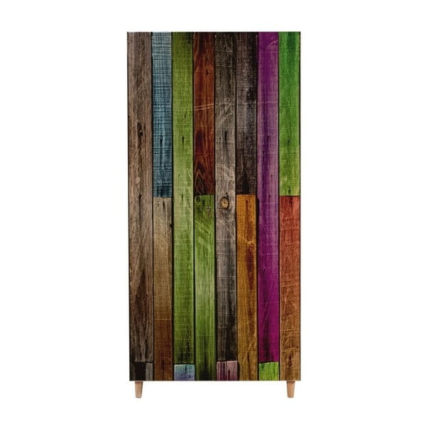 Дървен гардероб Ursula Rainbow - Vella