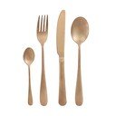 Прибори за хранене от неръждаема стомана 16 бр. в златист цвят Posate Old - Brandani