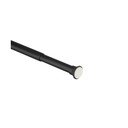 Матово черно прът за душ завеса 106 - 182 cm Chroma – Umbra