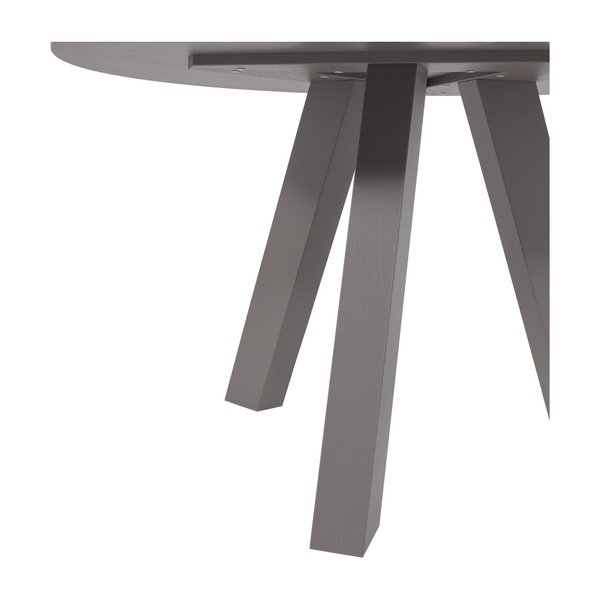 Кръгла трапезна маса от масивен дъб ø 129 cm Rhonda – WOOOD-image-4