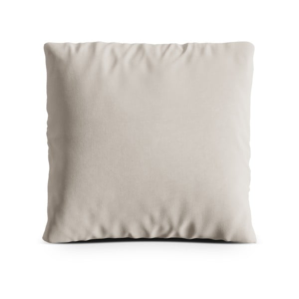 Бежова кадифена възглавница за диван Kemi – Cosmopolitan Design