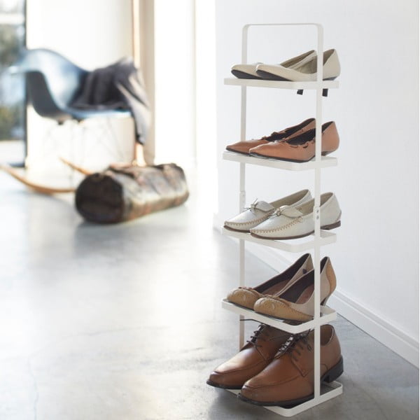 Бял метален стелаж за обувки Tower Shoe Rack – YAMAZAKI-image-2