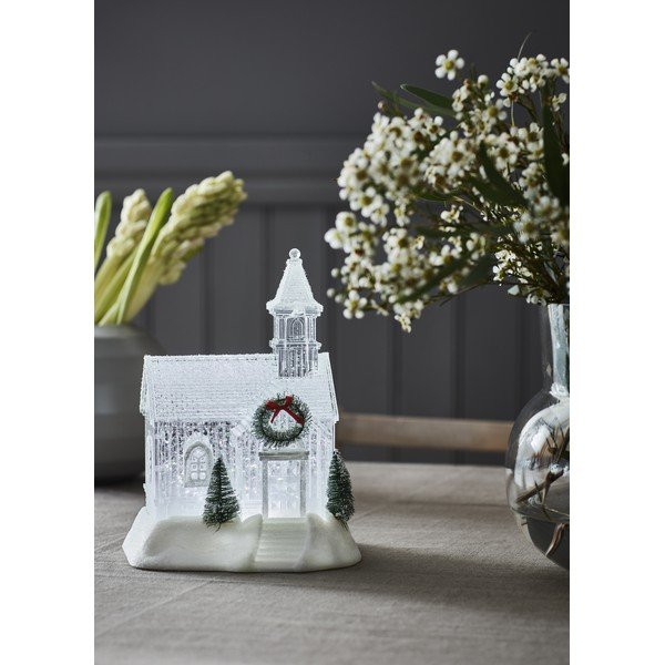 Бяла коледна светлинна украса Chapelle – Markslöjd-image-2