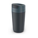 Тъмносиньо-антрацитна чаша за пътуване 450 ml Sipp - Joseph Joseph