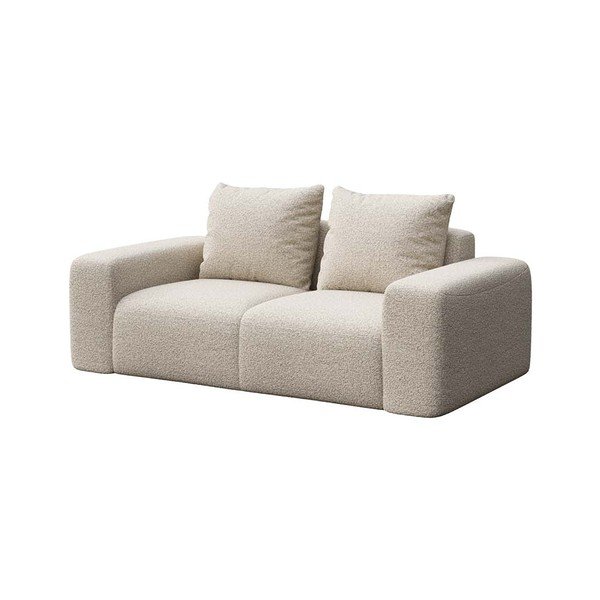 Бежов диван от букле 212 cm Feiro - MESONICA-image-2