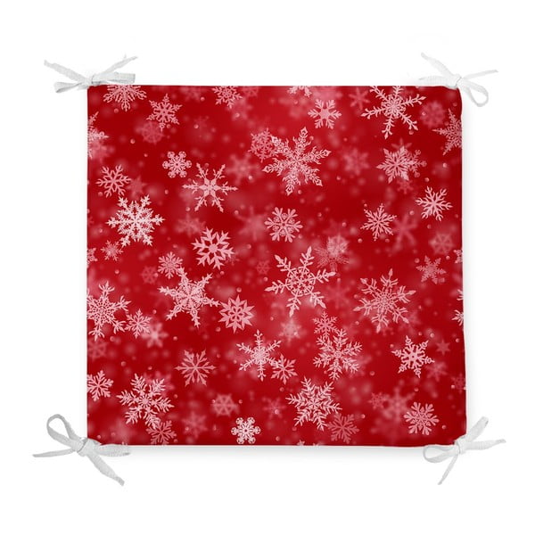 Коледна възглавница с памучна смес Blizzard, 42 x 42 cm - Minimalist Cushion Covers