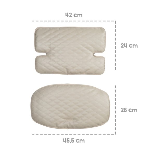 Бежова постелка за стол за хранене Luxe - Roba-image-4