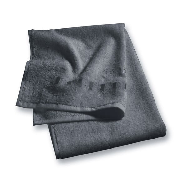 Antracitově šedý ručník Esprit Solid, 35 x 50 cm