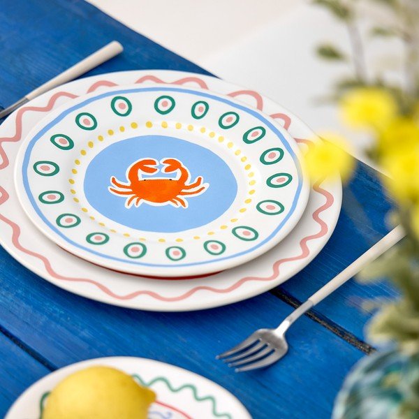 Десертна глинена чиния ø 22 cm Summer Bliss – Costa Nova-image-1