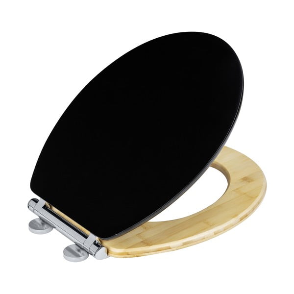 Тоалетна седалка с автоматично затваряне 37 x 44 cm Bambusa - Wenko-image-2