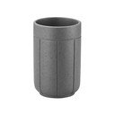 Сива чаша за четки за зъби от полиресин Kua – Blomus