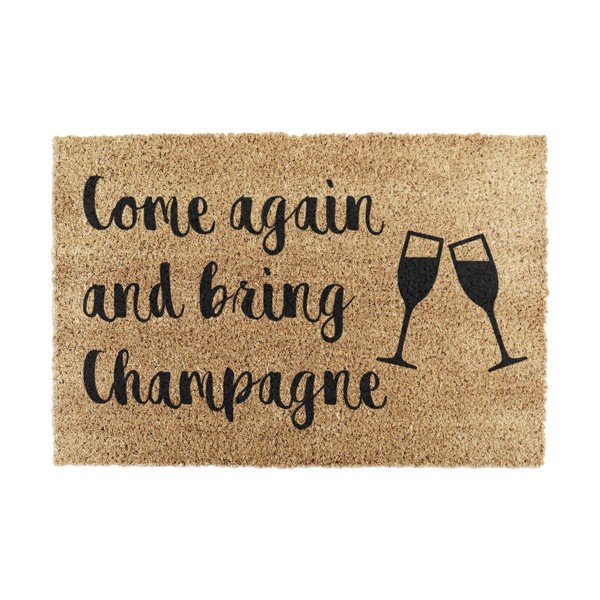 Изтривалка от кокосови влакна 40x60 cm Bring Champagne – Artsy Doormats