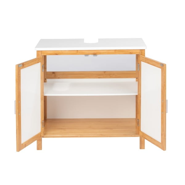 Шкаф за баня, изработен от бамбуково дърво Finja - Wenko-image-2