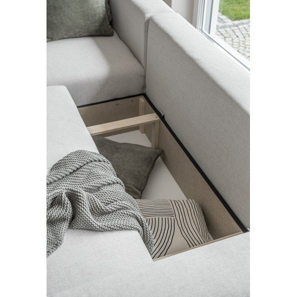 Кремав ъглов разтегателен диван (променлив) Homely Tommy - Miuform-image-2