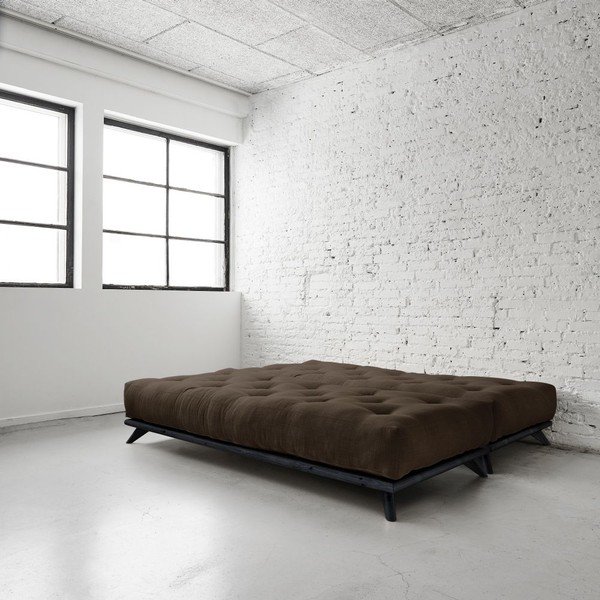 Pohovka Senza Black/Choco Brown-image-4