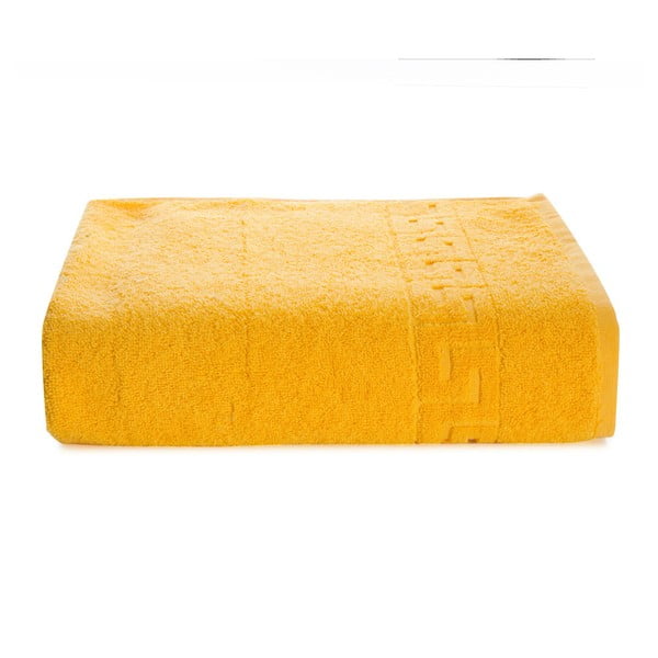 Žlutá bavlněná osuška Kate Louise Pauline, 70 x 140 cm