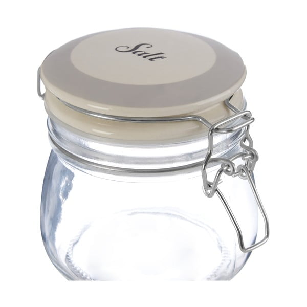 Стъклена кутия за сол Grocer – Premier Housewares-image-4