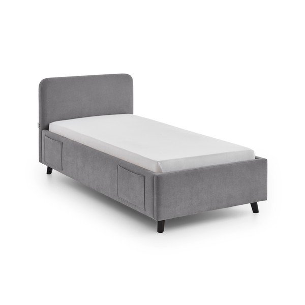 Сиво детско легло 90x200 cm без ламелно дъно Cosy – Meise Möbel-image-4