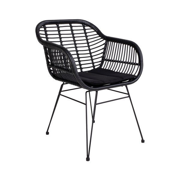 Комплект от 2 фотьойла от ратан за открито с възглавница Trieste - House Nordic-image-3