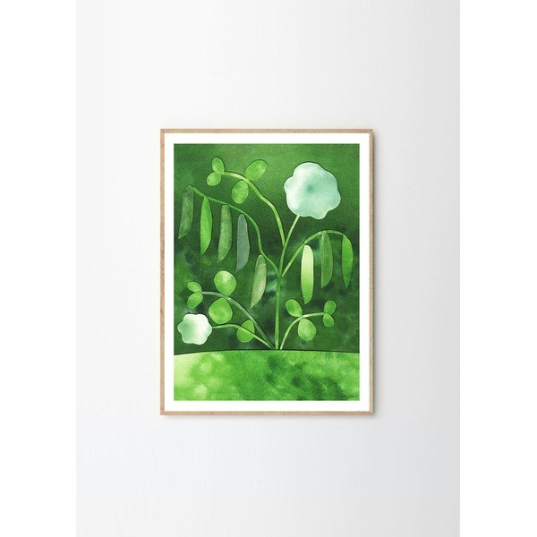 Постер 50x70 cm Peas in Bloom – Anna Ravn Bjørn – The Poster Club-image-3