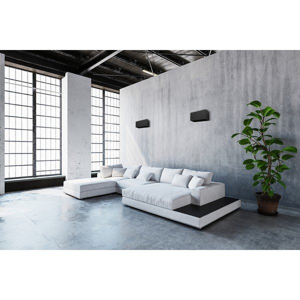 Черна стенна лампа Maxi Geo - Sollux-image-3