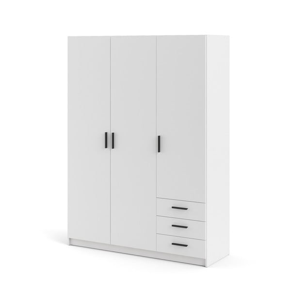 Бял гардероб 147x200 cm Sprint – Tvilum-image-4