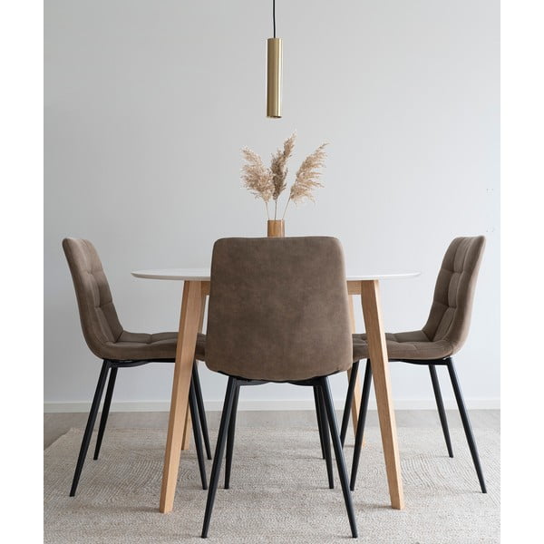 Светлокафяви трапезни столове в комплект 2 бр. Moseby – Bonami Essentials-image-1