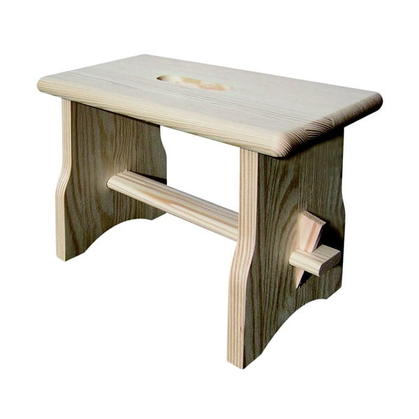 Stolička z borovicového dřeva Valdomo Italia, výška 20 cm